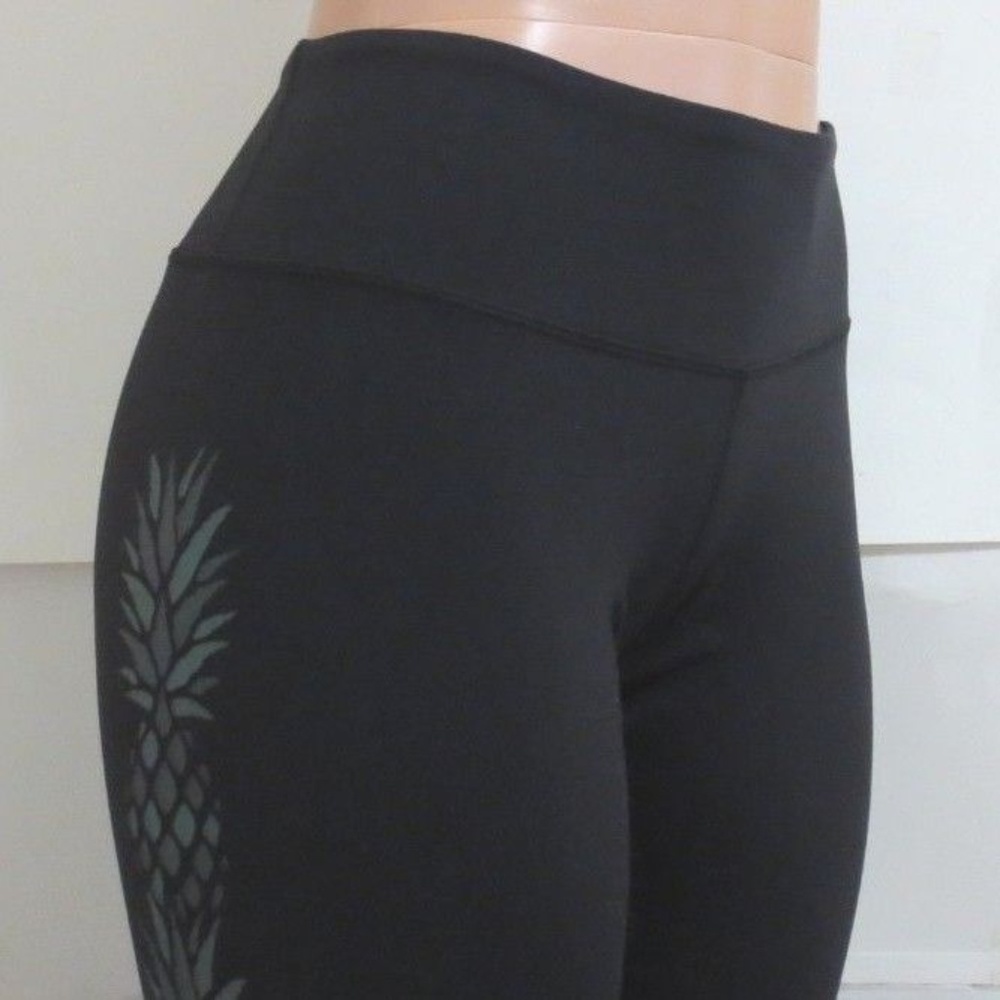 Lululemon Pineapple Wunder Under Leggings 12